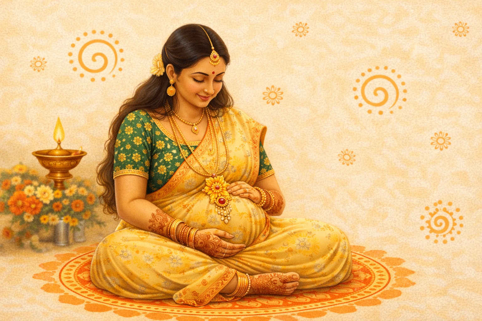 Online Godh Bharai Puja (Baby Shower)