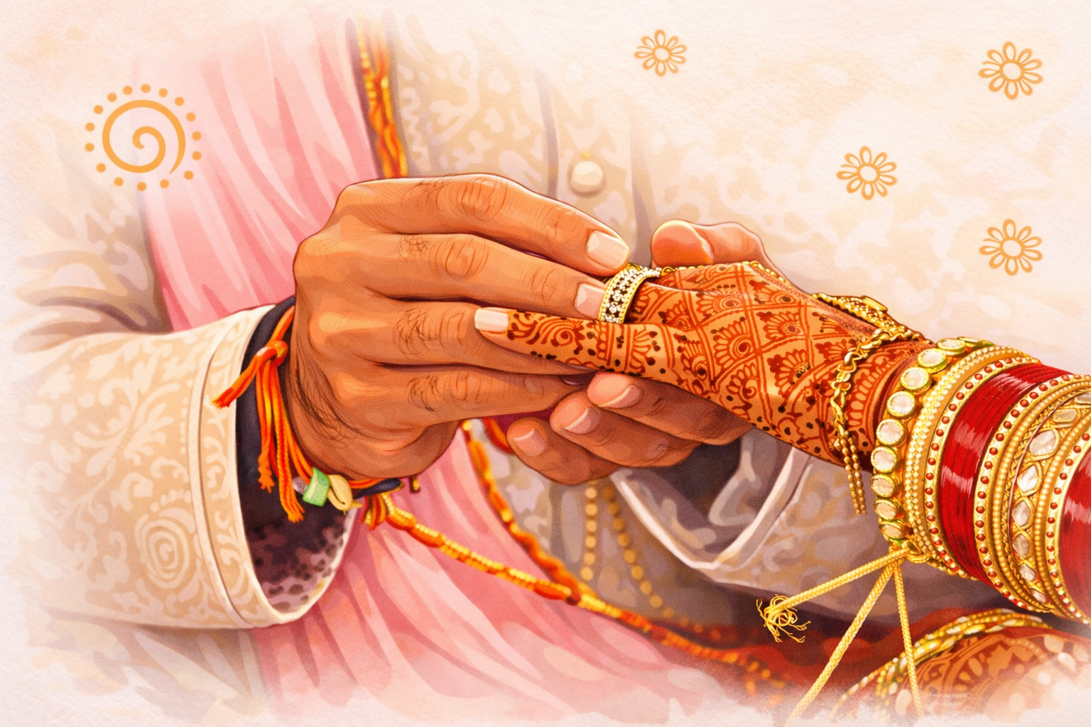 Engagement Puja – Sagai